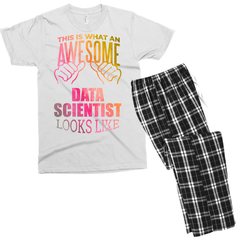 Data Scientist Aesthetic Travel Men's T-shirt Pajama Set | Artistshot