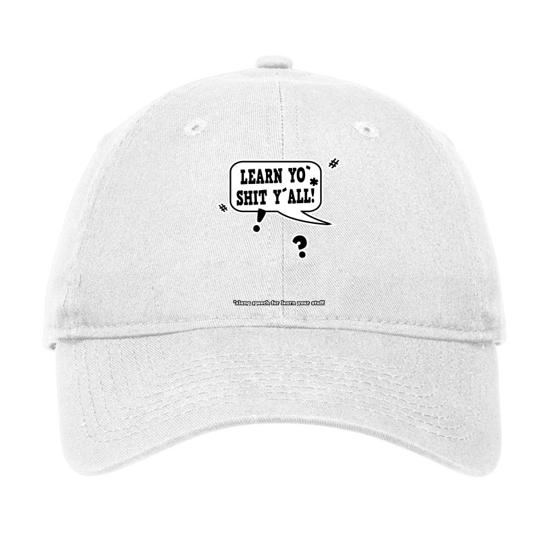 Learn Your Stuff School Speech Bubble Adjustable Cap | Artistshot