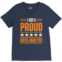 Proud Data Analyst Vintage V-neck Tee | Artistshot