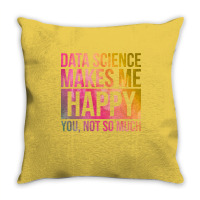 Data Scientist Girl Summer Throw Pillow | Artistshot