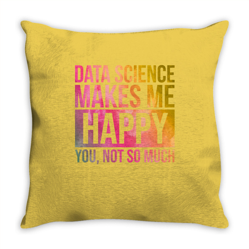 Data Scientist Girl Summer Throw Pillow | Artistshot