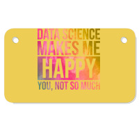 Data Scientist Girl Summer Motorcycle License Plate | Artistshot