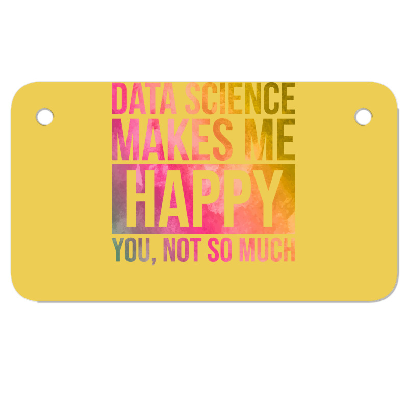 Data Scientist Girl Summer Motorcycle License Plate | Artistshot