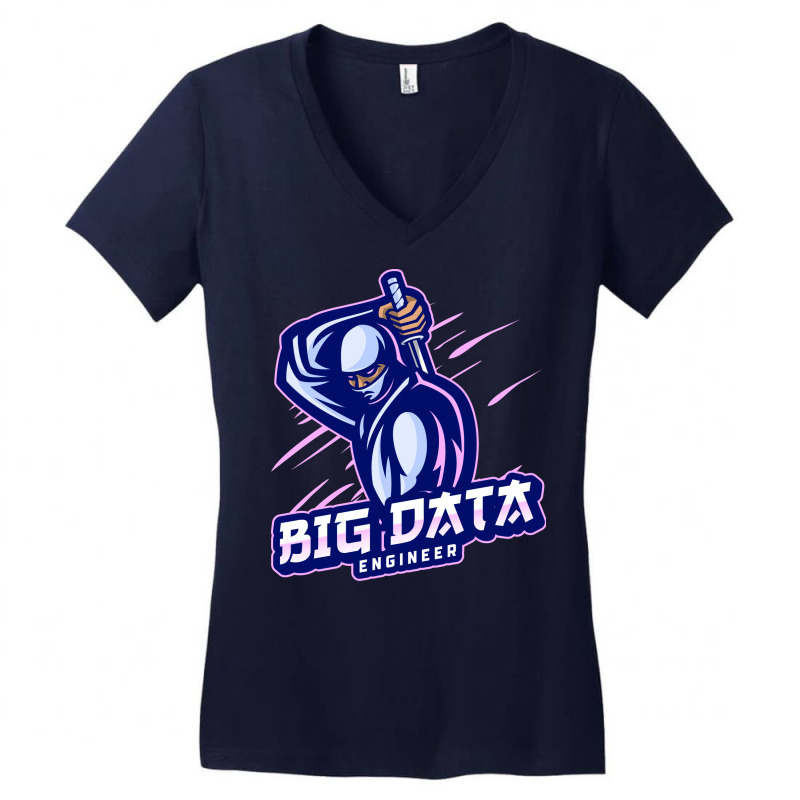 Big Data Engineer Expert 70s Women's V-Neck T-Shirt by mashevcreina0 | Artistshot