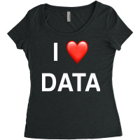 I Love Data Tumblr Women's Triblend Scoop T-shirt | Artistshot