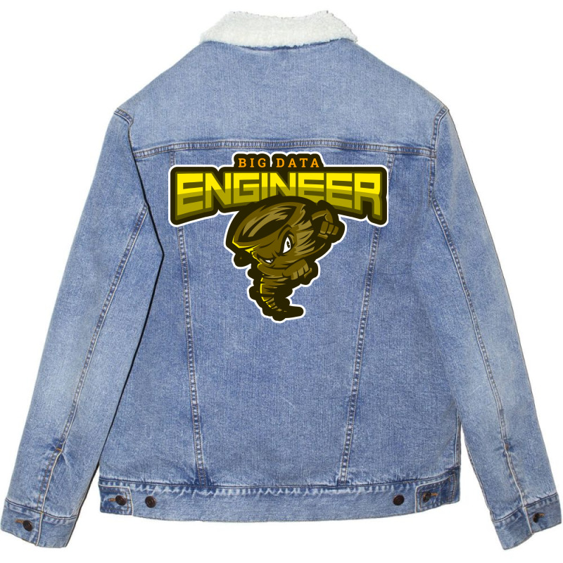 Furious Big Data Engineer Hipster Unisex Sherpa-Lined Denim Jacket by kazzatzanio | Artistshot