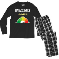 Funny Addict Data Science Tumblr Men's Long Sleeve Pajama Set | Artistshot