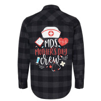 Mds Mothers Day Nurse Crew Minimum Data Set Nursin Flannel Shirt | Artistshot