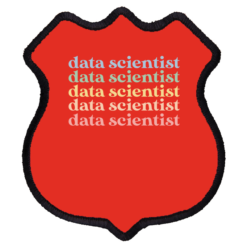 Data Scientist Gift Retro Data Scientist 70s Shield Patch | Artistshot