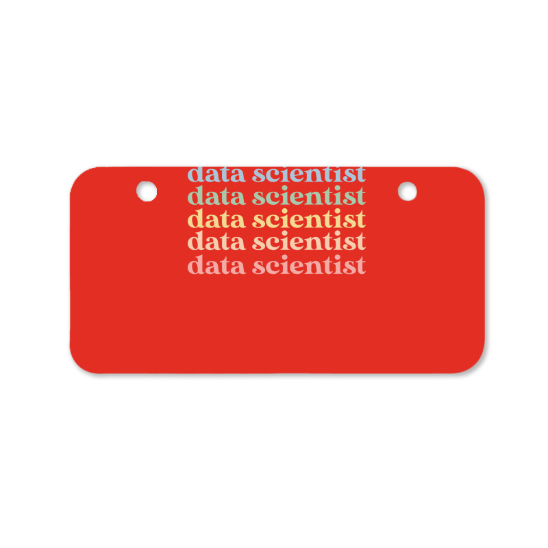 Data Scientist Gift Retro Data Scientist 70s Bicycle License Plate | Artistshot