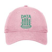 Data Whisperer Science Scientist Gift Red Adjustable Cap | Artistshot