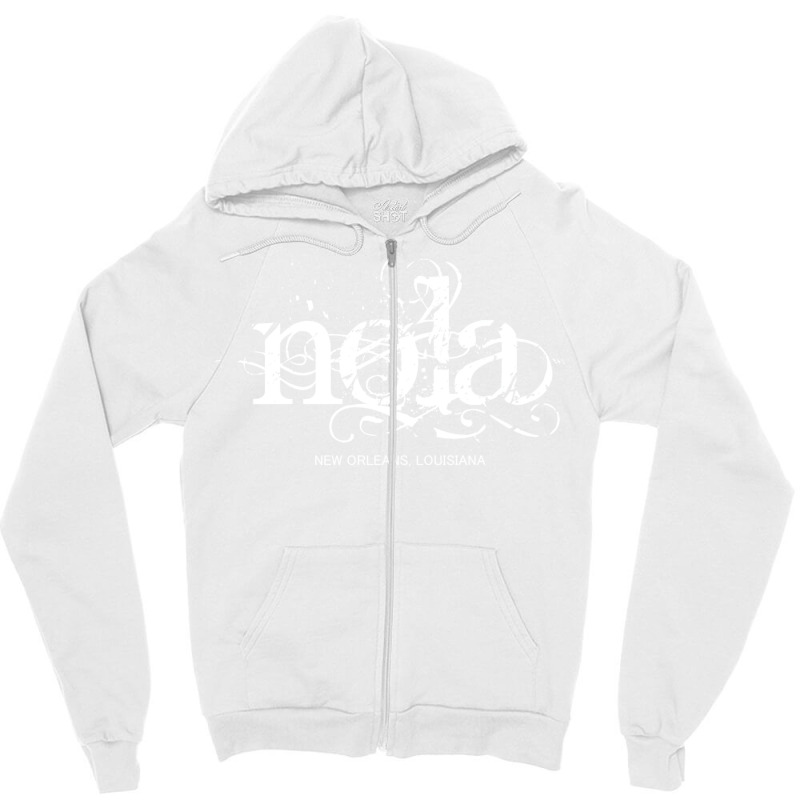 Nola New Orleans Zipper Hoodie | Artistshot