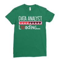 Data Analyst Loading Vintage Ladies Fitted T-shirt | Artistshot