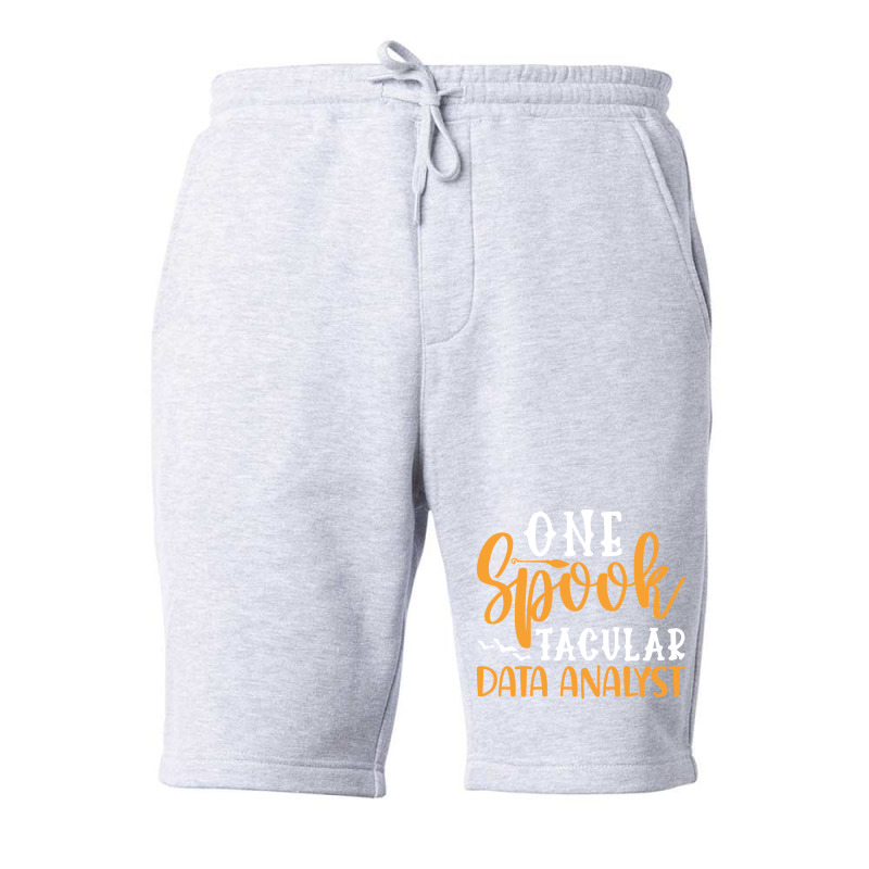 One Spook Tacular Data Analyst Quote Fleece Short | Artistshot