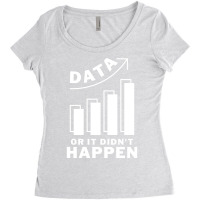 Data Or It Didnt Happen Travel Women's Triblend Scoop T-shirt | Artistshot