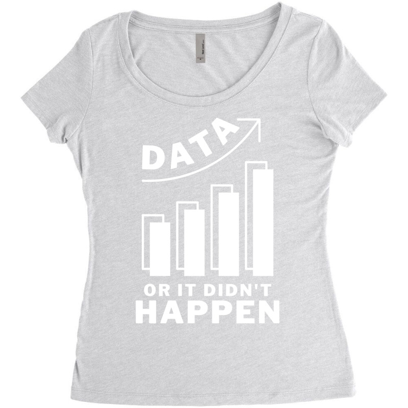 Data Or It Didnt Happen Travel Women's Triblend Scoop T-shirt by lasiusridheej | Artistshot