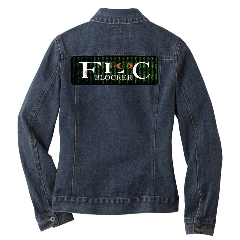 Floc Blocker Gift Ladies Denim Jacket by ayobtsezary | Artistshot