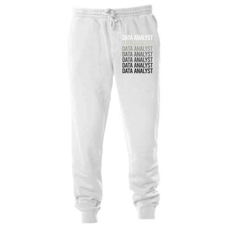 Gray Text Data Analyst Unisex Jogger | Artistshot