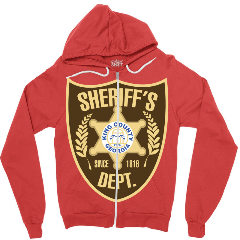 King County Sheriffs Department Zipper Hoodie by spurnarizaeiz | Artistshot