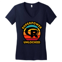 Superpower Unlocked Love Women's V-neck T-shirt | Artistshot