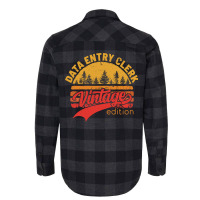 Vintage Edition Data Entry Clerk Job Title Cool Flannel Shirt | Artistshot