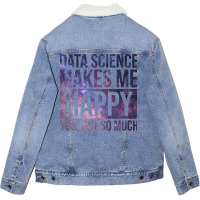 Data Science Boy Unisex Sherpa-lined Denim Jacket | Artistshot