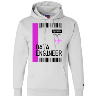 Plane Ticket Pocket Design Data Engineer Retro Champion Hoodie | Artistshot