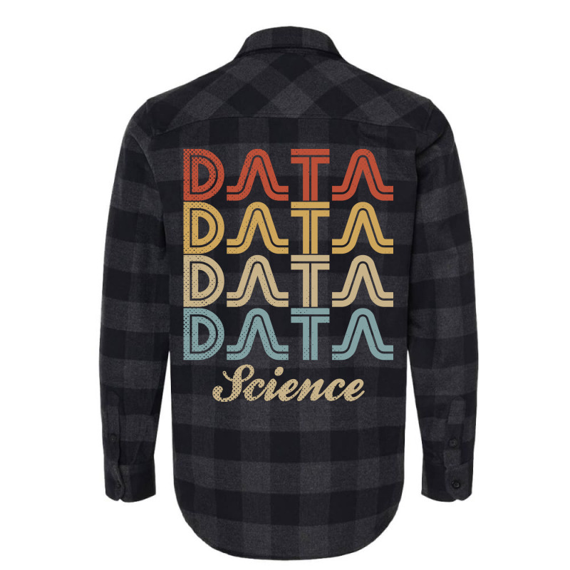 Retro Repeat Data Science Cute Flannel Shirt | Artistshot