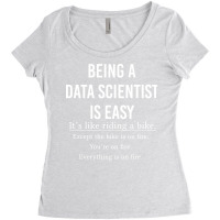 Funny Data Scientist Gift Being A Data Scientist I Women's Triblend Scoop T-shirt | Artistshot