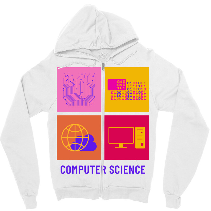 Computer Science Major Aesthetic Zipper Hoodie | Artistshot