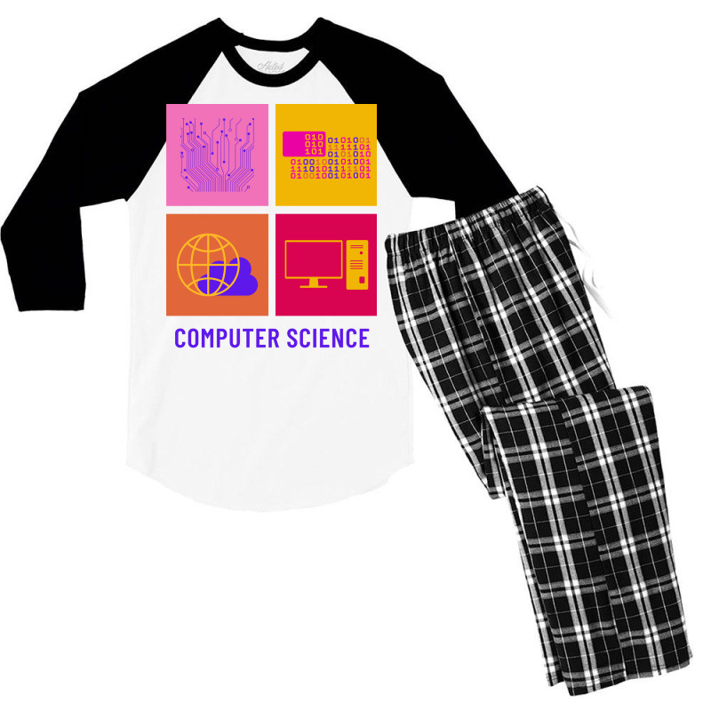 Computer Science Major Aesthetic Men's 3/4 Sleeve Pajama Set | Artistshot