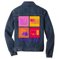 Computer Science Major Aesthetic Men Denim Jacket | Artistshot