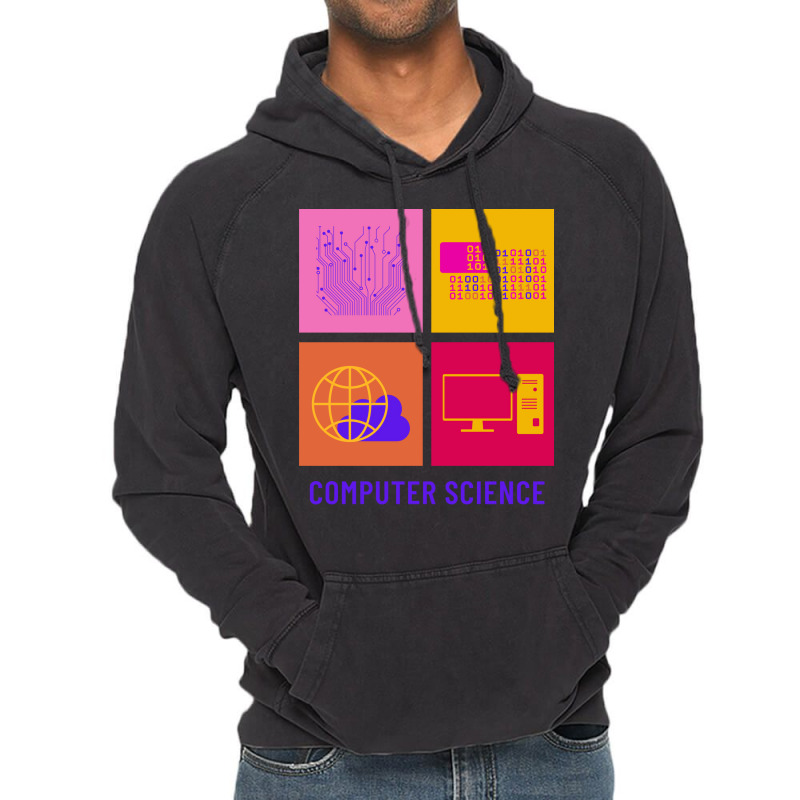 Computer Science Major Aesthetic Vintage Hoodie | Artistshot