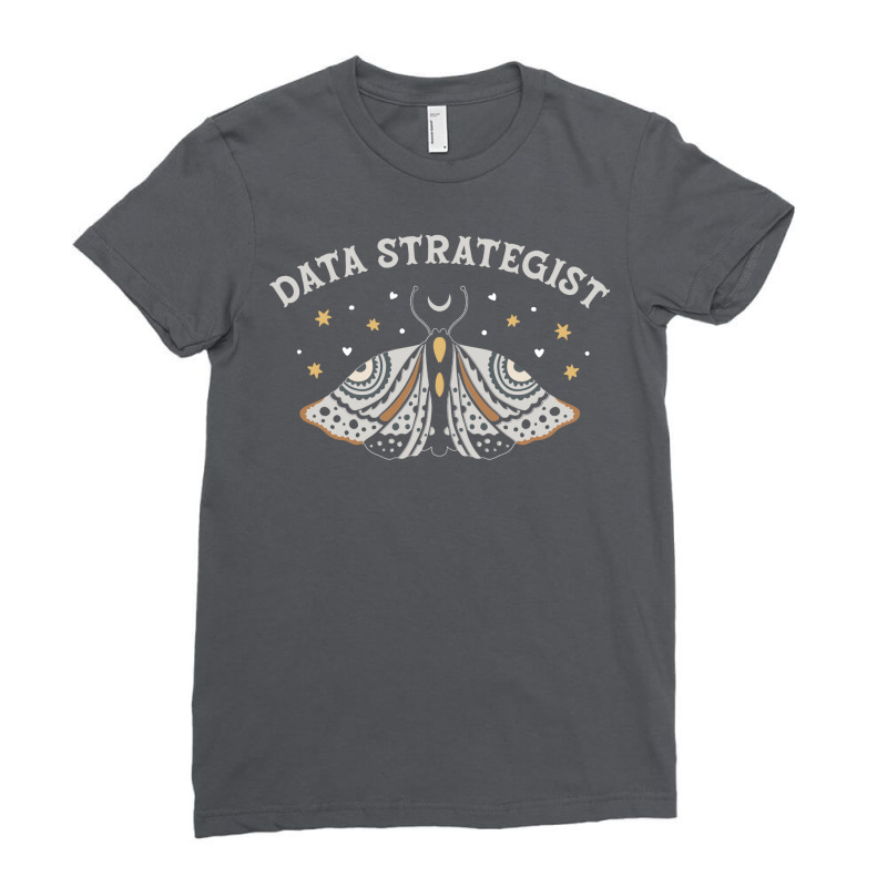 Data Strategist Boho Butterfly Design Ladies Fitted T-Shirt by qeshicefav | Artistshot