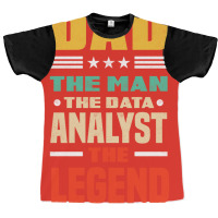 Data Analytics Data Engineering Funny Father Data Graphic T-shirt | Artistshot