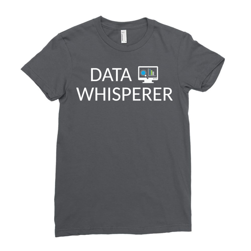 Data Whisperer Blue Ladies Fitted T-Shirt by zionemaaropt | Artistshot