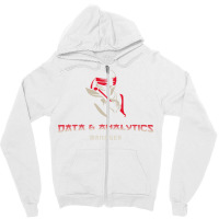 Data Analytics Manager Guru Green Zipper Hoodie | Artistshot