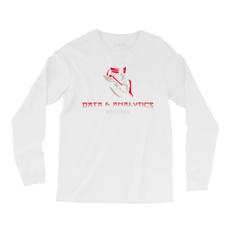 Data Analytics Manager Guru Green Long Sleeve Shirts | Artistshot