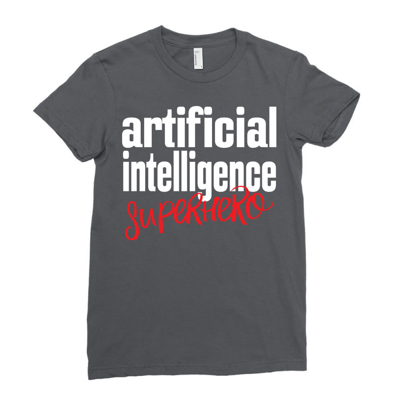 Artificial Intelligence Hero Cute Ladies Fitted T-Shirt by sebabiokali | Artistshot