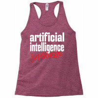 Artificial Intelligence Hero Cute Racerback Tank | Artistshot