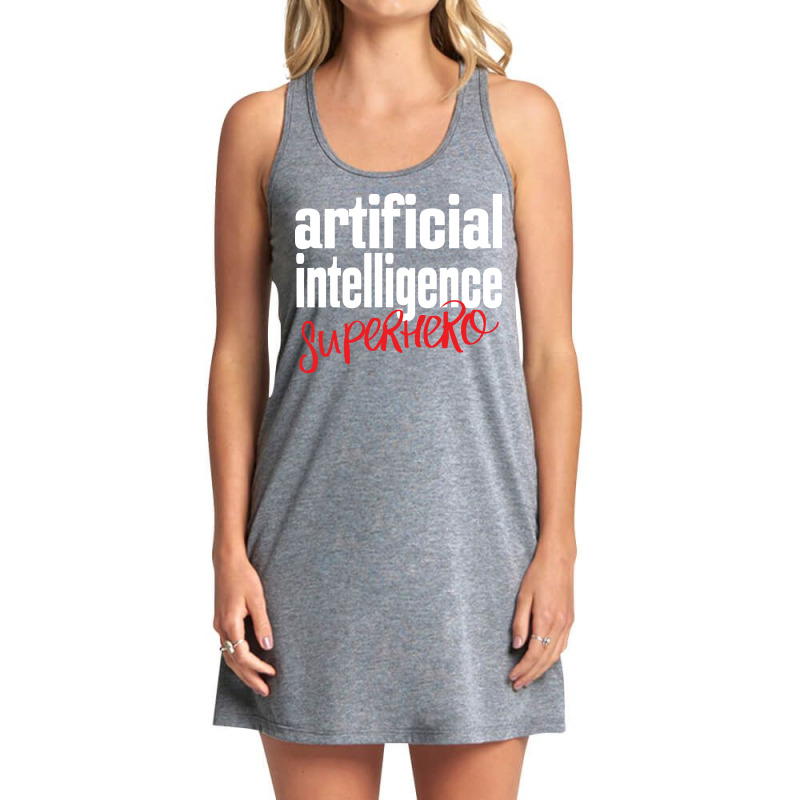 Artificial Intelligence Hero Cute Tank Dress by sebabiokali | Artistshot