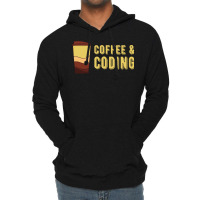 Coffee Coding Trending Lightweight Hoodie | Artistshot