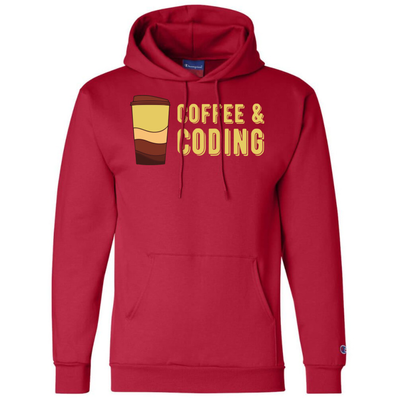 Coffee Coding Trending Champion Hoodie | Artistshot