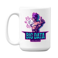 The Power Of A Big Data Engineer Aesthetic 15 Oz Coffee Mug | Artistshot