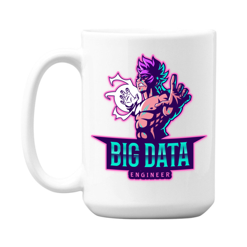 The Power Of A Big Data Engineer Aesthetic 15 Oz Coffee Mug | Artistshot