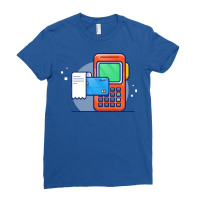 Electronic Data Capture Receipt And Bank Card Cart Ladies Fitted T-shirt | Artistshot