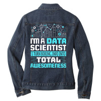 Data Tshirt I Turn Boring Into Total Awesomeness T Ladies Denim Jacket | Artistshot