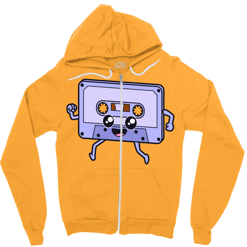 Never Forget Retro Kawaii Cassette Zipper Hoodie | Artistshot