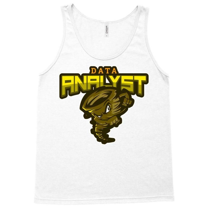 Furious Data Analyst Yellow Tank Top | Artistshot