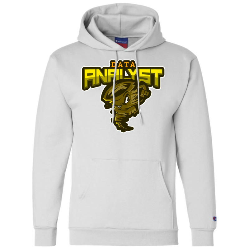 Furious Data Analyst Yellow Champion Hoodie | Artistshot